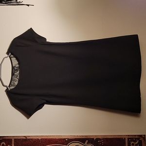 Goth black lace dress